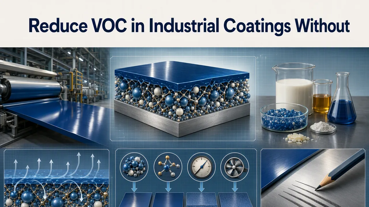 Reduce VOC in Industrial Coatings Without Losing Gloss