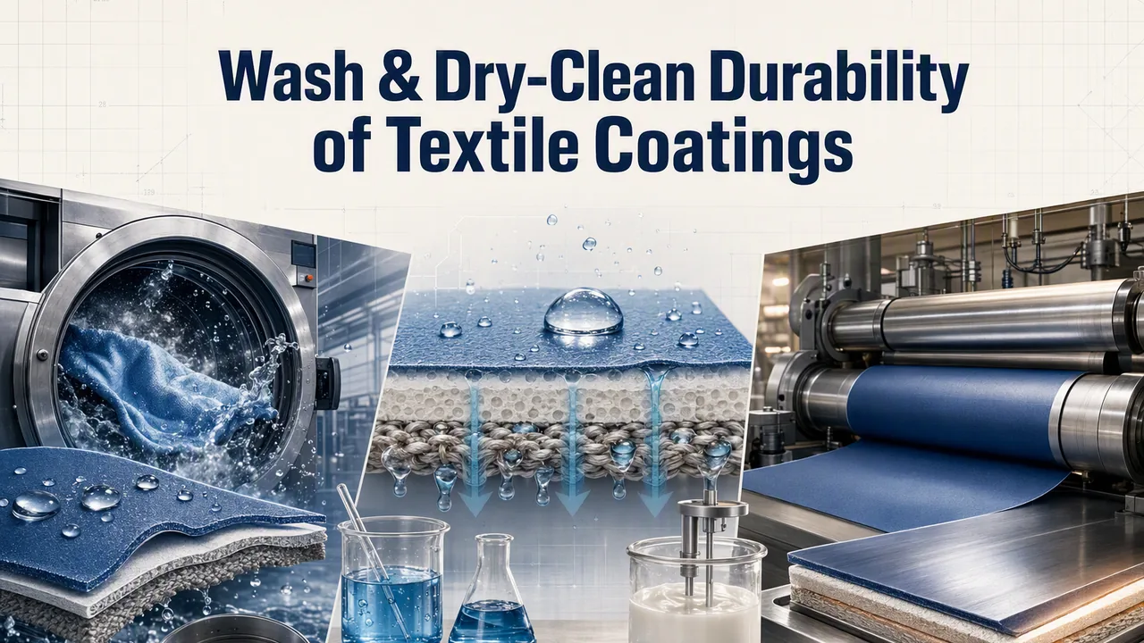 Wash & Dry-Clean Durability of Textile Coatings: 4 Levers